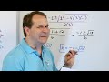 09 - The Quadratic Formula Explained, Part 1 (Practice Problems & Solutions)