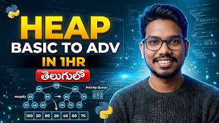 Python DSA Heap Tutorial Telugu | DSA in Telugu | PythonLife