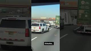 Police Pursuit Ends In Crash on New Jersey Turnpike
