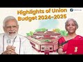 union budget 2024 highlights in tamil 5 new major union budget updates yuvarani