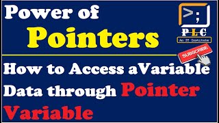 C programming Part 83, Pointer Example, Access Variable through Pointer, Value at Address Operator.