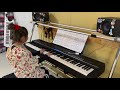 a dream is a wish your heart makes cinderella disney piano age7 夢はひそかに 初級アレンジ ディズニー ピアノ 莉々 7歳