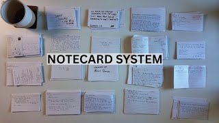 The Ryan Holiday Notecard System