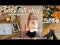 COZY FALL VLOG 📚🍂 gilmore girls autumn, drive-in movie, & crafts