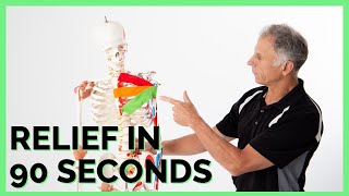Relieve Chest Muscle Pain (Pecs) in 90 Seconds, Avoid Most Common Mistake Made!