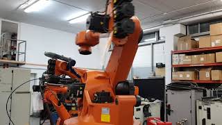 Six axis robot Kuka model KR 125/2 with KRC1 controller