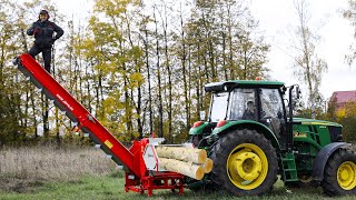 🪓Logs up to 200 mm in Diameter! Efficient recycling of wood waste with a Wood Chipper