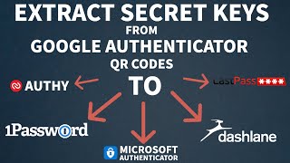 Extract Secret Keys from the Google Authenticator QR Codes.
