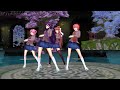 ddlc x mamamoo hip mmd mod motion by kimagure