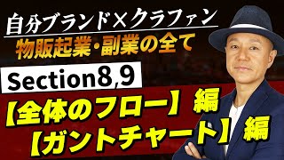 【Section.08.09】全体のフロー、ガントチャート 編「自分ブランド×クラファン」の全貌を公開！