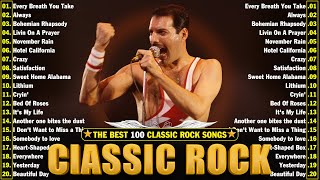 Queen, The Beatles, Bon Jovi, Nirvana, Aerosmith 🤘 Top Best Classic Rock Songs of 1980s 1990s