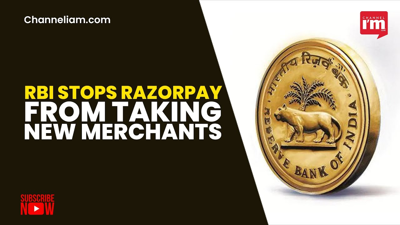 RBI Instructs RazorPay To Stop Onboarding New Merchants - YouTube