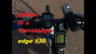 200km to a Travelodge using my new Garmin edge 130