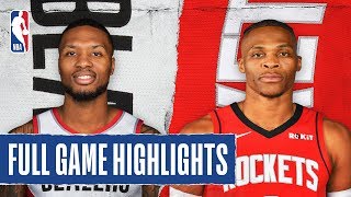 TRAIL BLAZERS at ROCKETS | FULL GAME HIGHLIGHTS | January 15, 2020