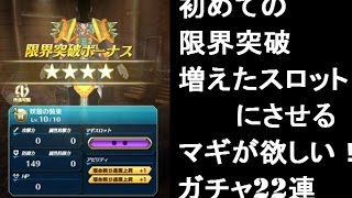 【ドラプロ　ガチャ】SS入手！マギガチャ22連！限界突破と注意点【ドラゴンプロジェクト】