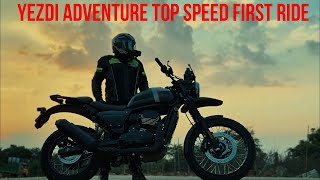 Yezdi Adventure Top Speed First Ride Review Off Road On road | Better than Himalayan?