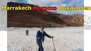 Marrakech Morocco Oukaimden_التزحلق على الجليد باوكيمدن