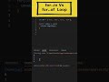 for  in and for  of  Loop in javascript #javascript #reactjs