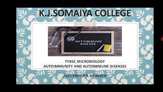 Asst.Prof.P.R.Shirsath: Hypersensitivity (TYBSc  MB 344 Immunology)