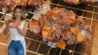 Easy-Peasy APPLE FRITTERS, the Perfect Fall Treat!🍎🍩 | Buñuelos de Manzana