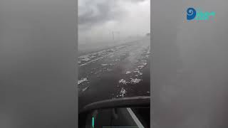 Impresionante tormenta de granizo azotó a Corrientes