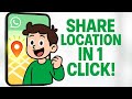 How to share location on whatsapp
