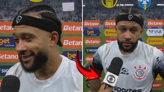 🚨VEJA O QUE O MEMPHIS DEPAY FALOU APÓS A VITÓRIA DO CORINTHIANS CONTRA O BAHIA