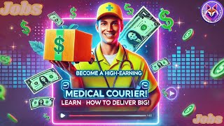 Earn up to $10k/Mo as a Medical Courier