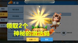 迷你世界：平台发来2个神秘激活码，快看看是什么？