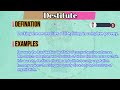 what does destitute mean what is destitute destitute meaning in english english grammar