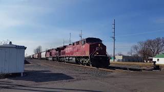 Eastbound with CP Rail power at Wauseon Ohio