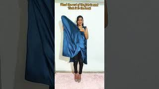 styling saree with pant