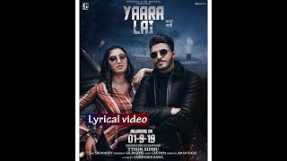 Lyrics : Yaara Lai : Tyson Sidhu (Official Song) Latest Punjabi Songs 2019 | GK.DIGITAL | Geet MP3