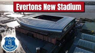 Everton's New Stadium Amazing Drone Footage From Every Angle