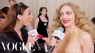 Amanda Seyfried & Emma Chamberlain Bond Over Cartier | Met Gala 2023 With Emma Chamberlain | Vogue