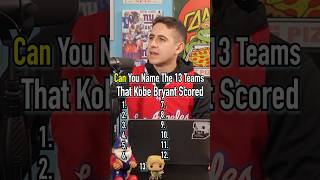 NAME THE THIRTEEN TEAMS THAT KOBE SCORED 50+ AGAINST! #shorts #nba #basketball #kobe #game