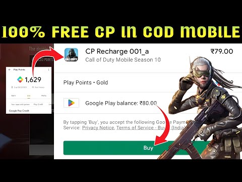 How To Get Free COD MOBILE CP Through Google Play Store Play Points  Earn Play Store Play Points