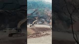 Biggest mountain landslide dharky#shorts