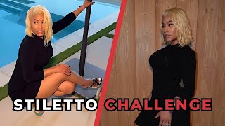 Nicki Minaj Reacts to Viral Wardrobe Slip During Stiletto Challenge! | Entertainment News