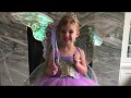 A Pottery Barn Kids Inspired Lavender Butterfly Fairy Costume: No Sew Tutu Dress and Sequin Patch