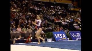 Courtney Kupets - Floor Exercise - 2004 U.S. Gymnastics Championships - Women - Day 1