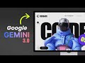 How to Use Google Gemini 3 as a Web Designer