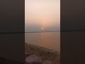 sunset at sukhna lake city beutiful chandigarh