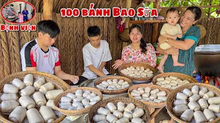 Hai Vợ Chồng Tự Làm 100 Phần Bánh Bao Sữa Tặng Cho Cô Chú Có Hoàn Cảnh Khó Khăn Trong Bệnh Viện