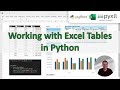 Working with Excel Tables in Python