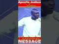 SALVATION IS THROUGH JESUS CHRIST ALONE - Apostle Joshua Selman #shorts