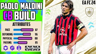 CRACKED DEFENDING! *ICONIC* BEST LOCKDOWN MALDINI CB BUILD EA FC 24 Pro Clubs