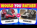 Would You Rather…! Futuristic Luxury Car Edition! 🚘 Quiz Rainbow