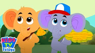 Ek Mota Hathi, Sher Nirala, ఏక్ మోతా హాథీ + More Telugu Rhymes for Babies, Tridev Songs