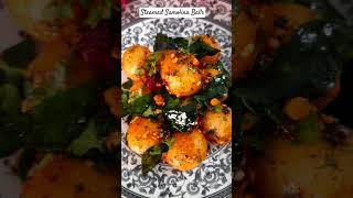 ⚘️  Steamed Semolina Balls #healthy #delicious #food #youtubeshorts #shortsviral